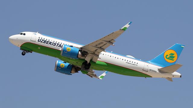 UK32021:Airbus A320:Uzbekistan Airways
